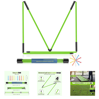 Golf Alignment Sticks 2 Pack 48 Inch Collapsible Practice Rods for Aiming