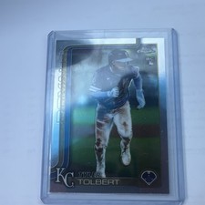Topps 2025 Chrome Update Series Tyler Tolbert Rookie Royals USC98