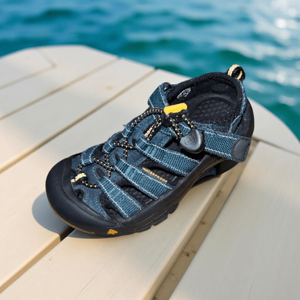 Sandali da acqua bambino KEEN Newport H2 blu grigio medio taglia 11