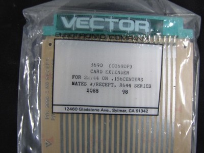 Vector 3690-16 (0169-DP) Extender Card 22/44  .156 centers