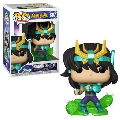 Funko Pop! Animation #807  Saint Seiya  Dragon Shiryu w/ Protector
