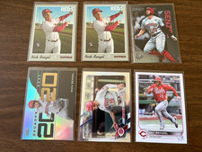 Nick Senzel 6 card lot 2020 Bowman 2019 2021 2022 Topps Chrome Heritage Reds