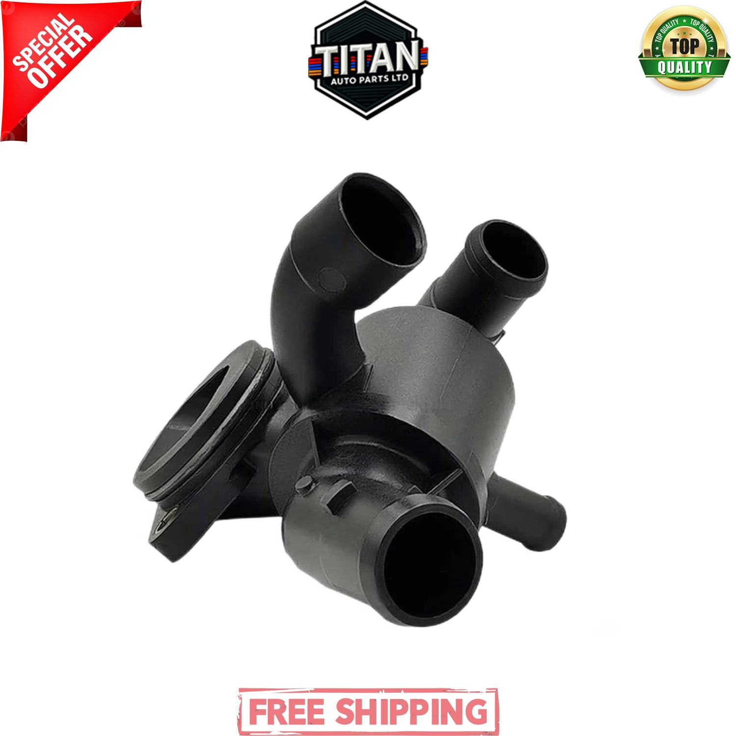VOLKSWAGEN AUDI CAYC1.6 TDI COOLANT THERMOSTAT HOUSING OEM-03L121111S 03L121111R
