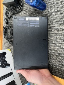 Sony PlayStation 2 Slim Black with Box, Cords, Controller - Disc Reader Problem