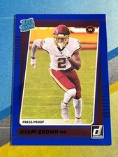 2021 Donruss Football Pick Your Blue Press Proof Vets & Rookies Buy More & Save