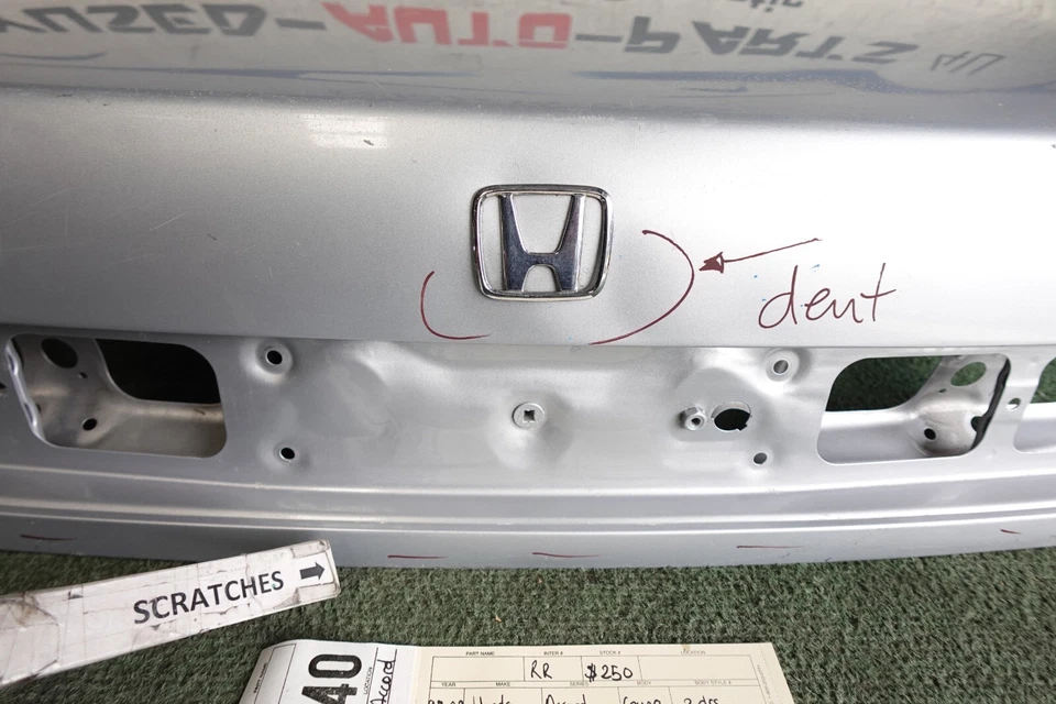 con 1 abolladura 1998 1999 2000 2001 2002 Honda Accord cupé 2 puertas tapa maletero OEM AX65140 Foto 4 de 4