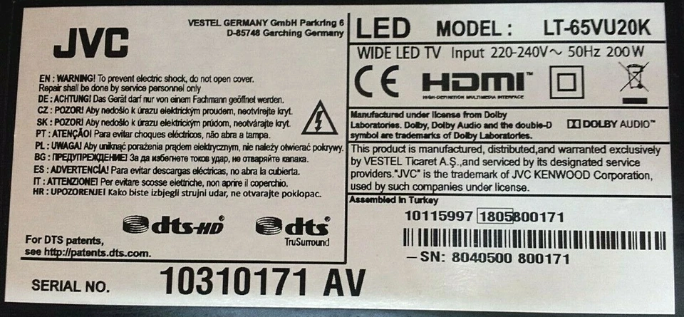 MODULO WIFI 17WFM07 PARA JVC LT-65VU20K TELEFUNKEN 55DTU652 - Imagen 4 de 4