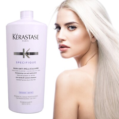 KÉRASTASE Shampoo Specifique Bain Anti-Pelliculaire 1000ml effektive Neu.