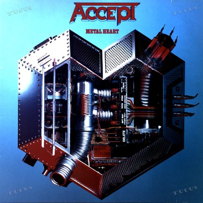 Accept - Metal Heart LP (VG/VG) .*