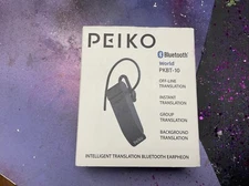 PEIKO WORLD INTELLIGENT TRANSLATION BLUETOOTH MULTI-LANGUAGE EARPHONE 