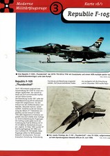 Republic F-105 "Thunderchief" Informationskarte