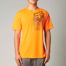 Fox Head Logo Mazzet Short Sleeve Tech Tee Agent Orange Mens Small S WAS $28.50