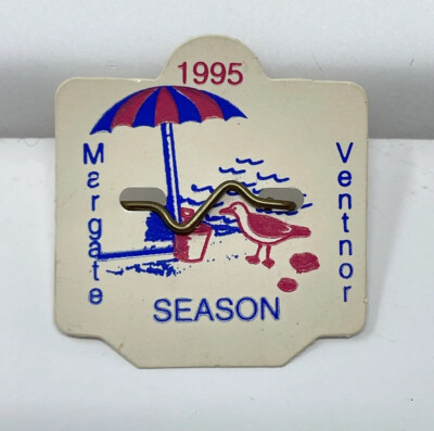 Vintage Seasonal Beach Tag Ventnor Margate New Jersey 1995