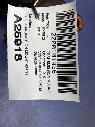 2018 - 2023 FORD EXPEDITION OEM 3.5L TRANSMISSION MOUNT 4X4 *91K* JL1Z6068H - Picture 14 of 14