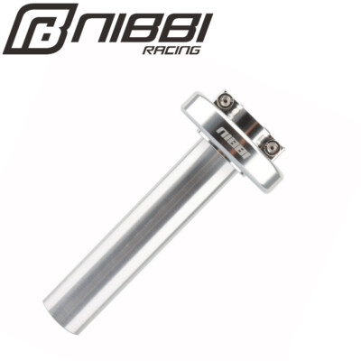 NIBBI CNC 7/8'' Throttle Twist Grip Handlebar Accelerator Pit Bike Scooter Moped