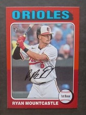 2024 Topps Heritage Ryan Mountcastle Red Border #338 Error Text
