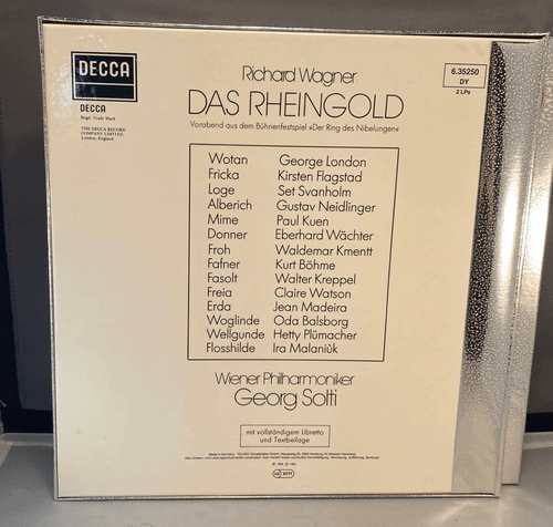 Solti Wagner Ring of the Nibelungen 22 LP’s. Rare Decca Set. New Other - Picture 5 of 11