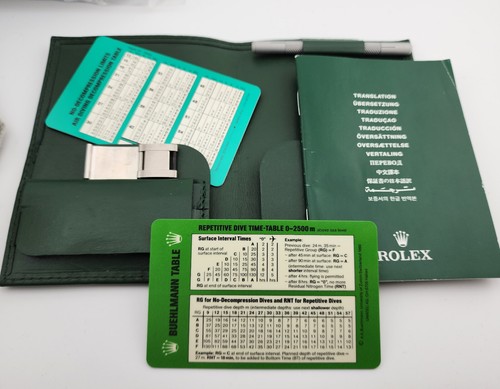 Rolex Complete Seadweller 16600 16660 Tool Kit Extension Screwdriver Books