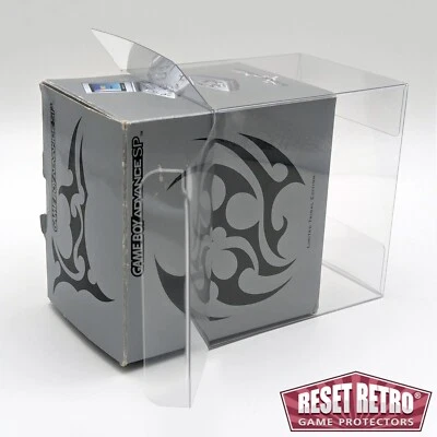 RESET RETRO Schutzhülle passend für Game Boy Advance SP Konsole OVP game protector Box Folie