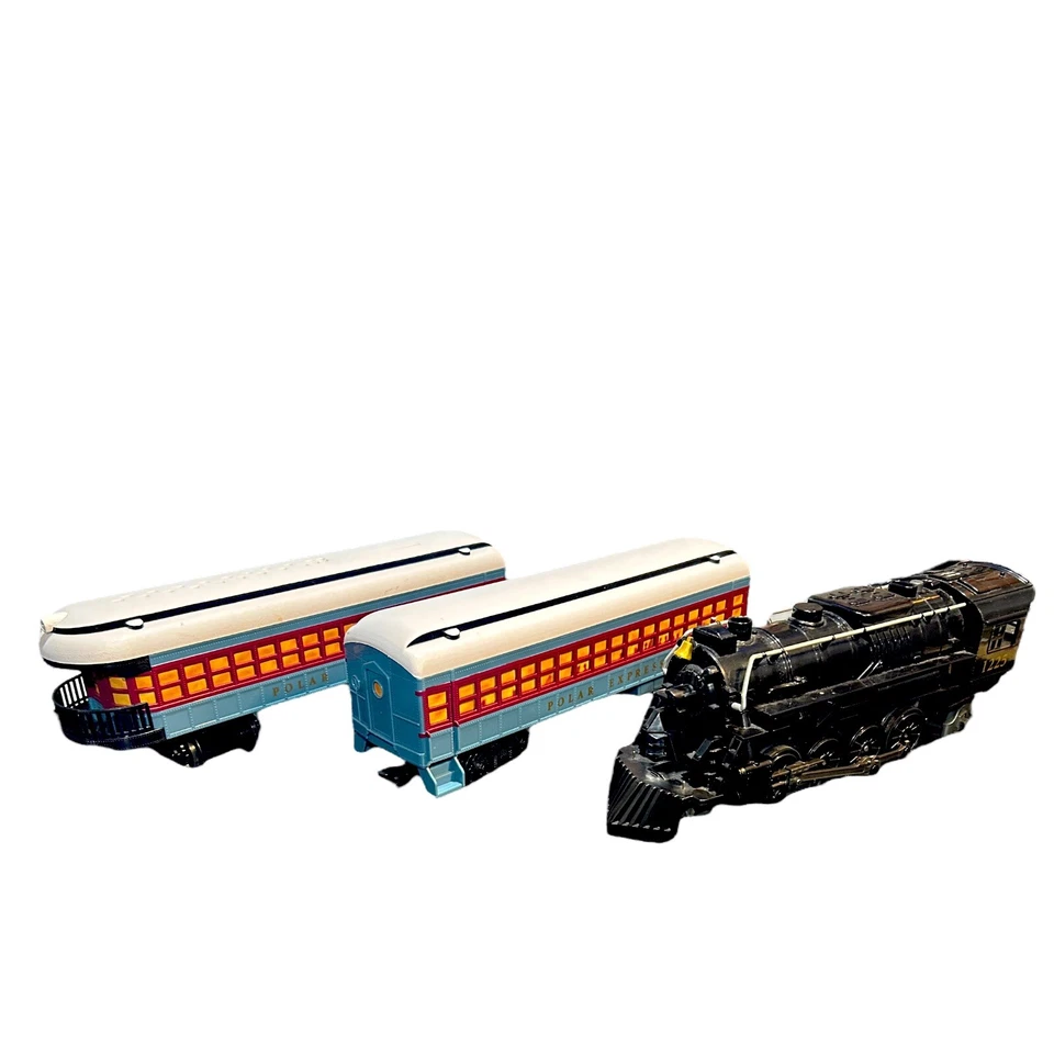 Lionel The Polar Express Train Disappearing Hobo Passenger Car 3 Train G- Scale - Image 2 of 4