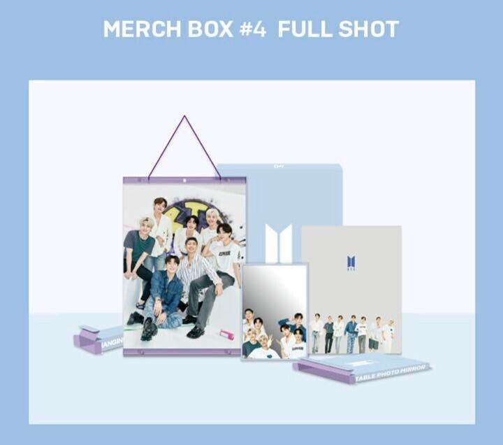 BTS MERCH BOX #4 ARMY Membership Merch Pack Full Set New