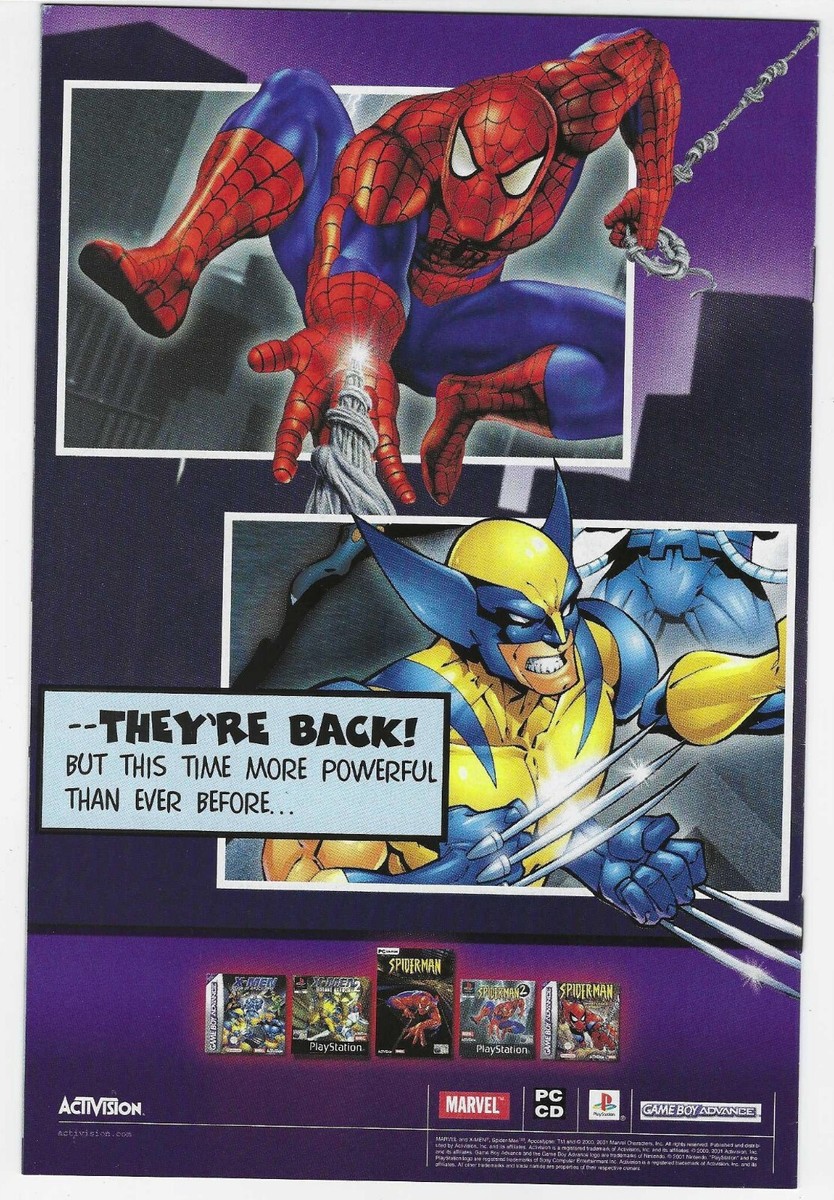 SPIDERMAN TO TRAP A SPIDER 1 NM 2000 ACTIVISION GAMEPRO GIVEAWAY