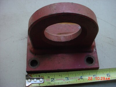 Bolt Down Heavy Duty Tie Down Ground Anchor  3/4'' Plate Steel 5 1/8'' x 4'' Base