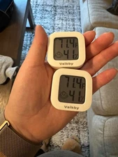 Indoor Thermometer 2Pack Humidity Gauge Meter Digital Accurate Temperature ℉ New