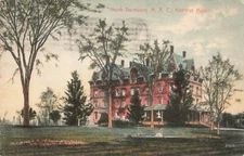 Postcard 1909 North Dormitory. M.A.C., Amherst, Mass VTG VPC02.