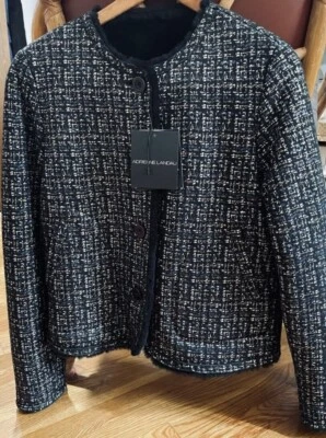 Printed Shearling Jacket with Tag - Image 1 of 4