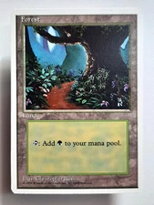 ►FOREST (V.2) ►4.ED ►UNLIMITED 1995 ►NM ►LAND ►MAGIC GATHERING ►MTG FOREST