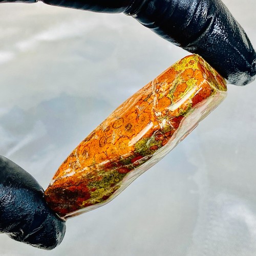 Morgan Hill Poppy Jasper Orbs Tumbled Polished Bright Colorful Orange Red 37g - Picture 6 of 11
