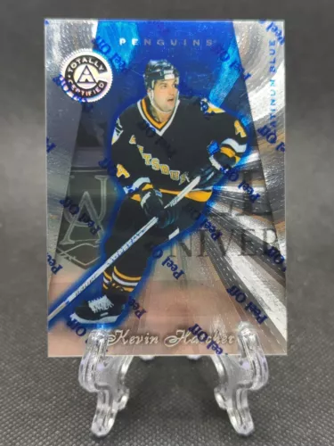 1997-98  Pinnacle Totally Certified Platinum Blue Hockey Card #86 Kevin Hatcher