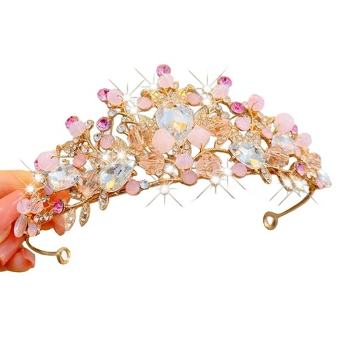 Wedding Crowns Rhinestones Tiaras Crystal Crowns Crystal Tiaras Princess Crowns - Picture 10 of 12