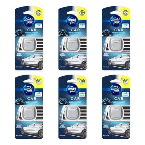 6pz Profumatore per auto usa e getta AmbiPur Car Auto nuova 2ml - Foto 6 di 8