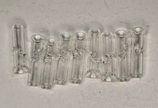 Lot of 10 Borosilicate Glass 1.25" 5/16" 8mm Wand Whip Mouthpiece Joint Tip