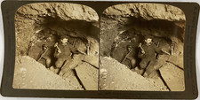 White, Stereo, USA, Colorado, Eagle river Canyon, down in a Colorado Gold mine V
