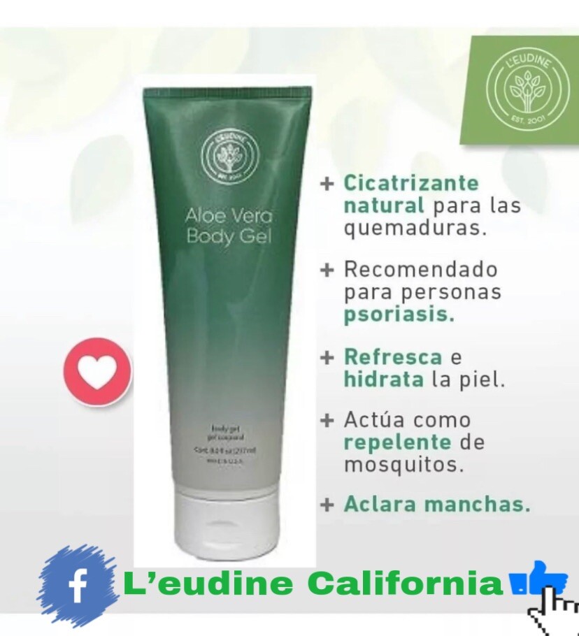 L'eudine Leudine Aloe Vera-Wound healing,soothes burns,Irritations,8 fl oz  | eBay