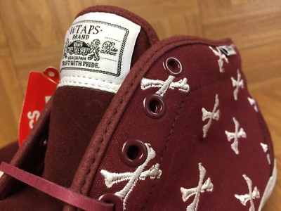 RARE VANS Chukka 59 S WTAPS Bones Cordovan Burgundy Size 9.5 Boot Syndicate VNDS Vans × wtaps wtaps - Gem main image 4