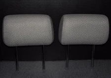 2009-2011 SUZUKI EQUATOR Rear Seat Headrest Left Right Back Head Rest Pair GREY