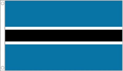3  x 2  BOTSWANA FLAGGE Südafrika Batswana Flaggen
