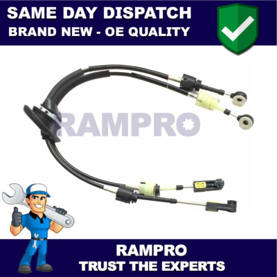 Fits Partner Berlingo Rampro Gear Lever Change Cables Forward Reverse #1 2444HW
