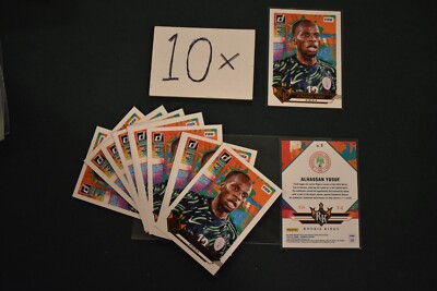 2024-25 Donruss Rookie Kings Alhassan Yusuf Nigeria 10 Card Lot #3