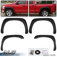 Fender Flares Fit For 02-08 Dodge Ram 150003-09 Ram 2500 Pocket Rivet Textured