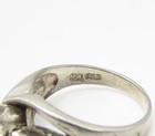 925 Sterling Silver  Vintage Cubic Zirconia Solitaire Band Ring Sz 8  RG3266 — photo 6