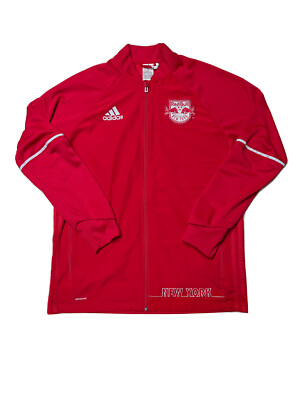 Adidas Climacool MLS New York Red Bulls Soccer Red Jacket