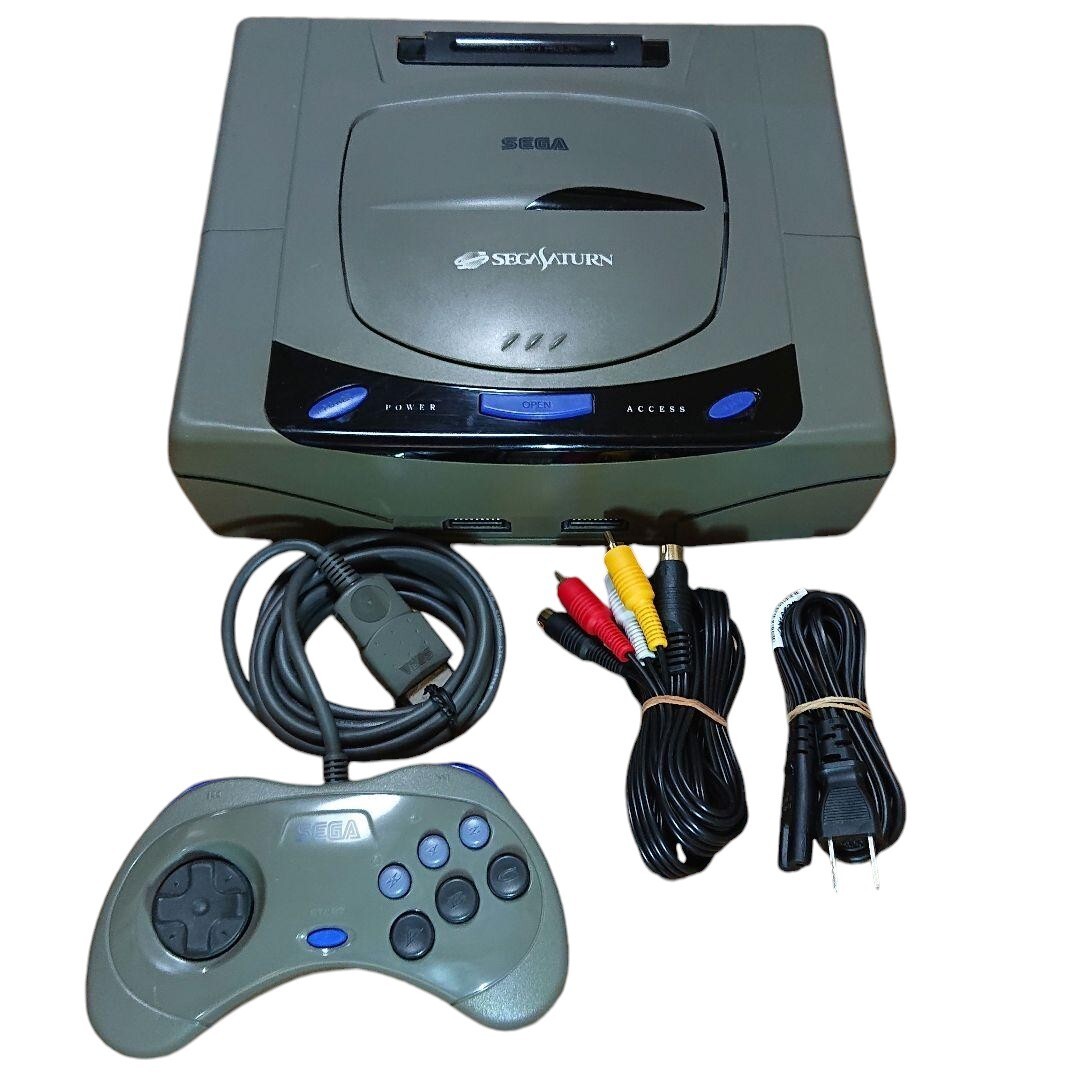 セガサターン SEGA SATURN HST-3210 本体　一式 Sega Saturn Console Gray HST-3210 Japanese Version - Choose Your
