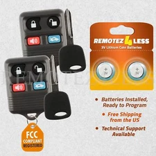 2 for 1998 1999 2000 2001 2002 Mercury Grand Marquis Entry Remote Car Key