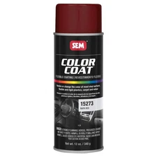 SEM Color Coat Napa Red Flexible Vinyl Spray Auto Paint 12 oz. SEM 15273
