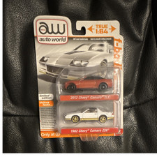 Auto World Deluxe Series Limited Edition 1:64 2012 Camaro ZL1 1982 Camaro Z28